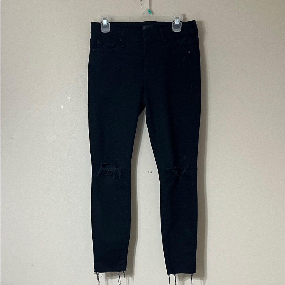 MOTHER Black Denim Jeans